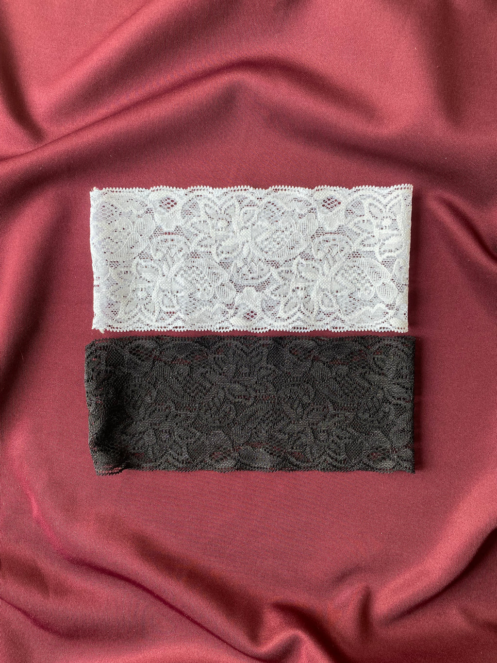 Duo Blanc et Noir - Coton et Velours