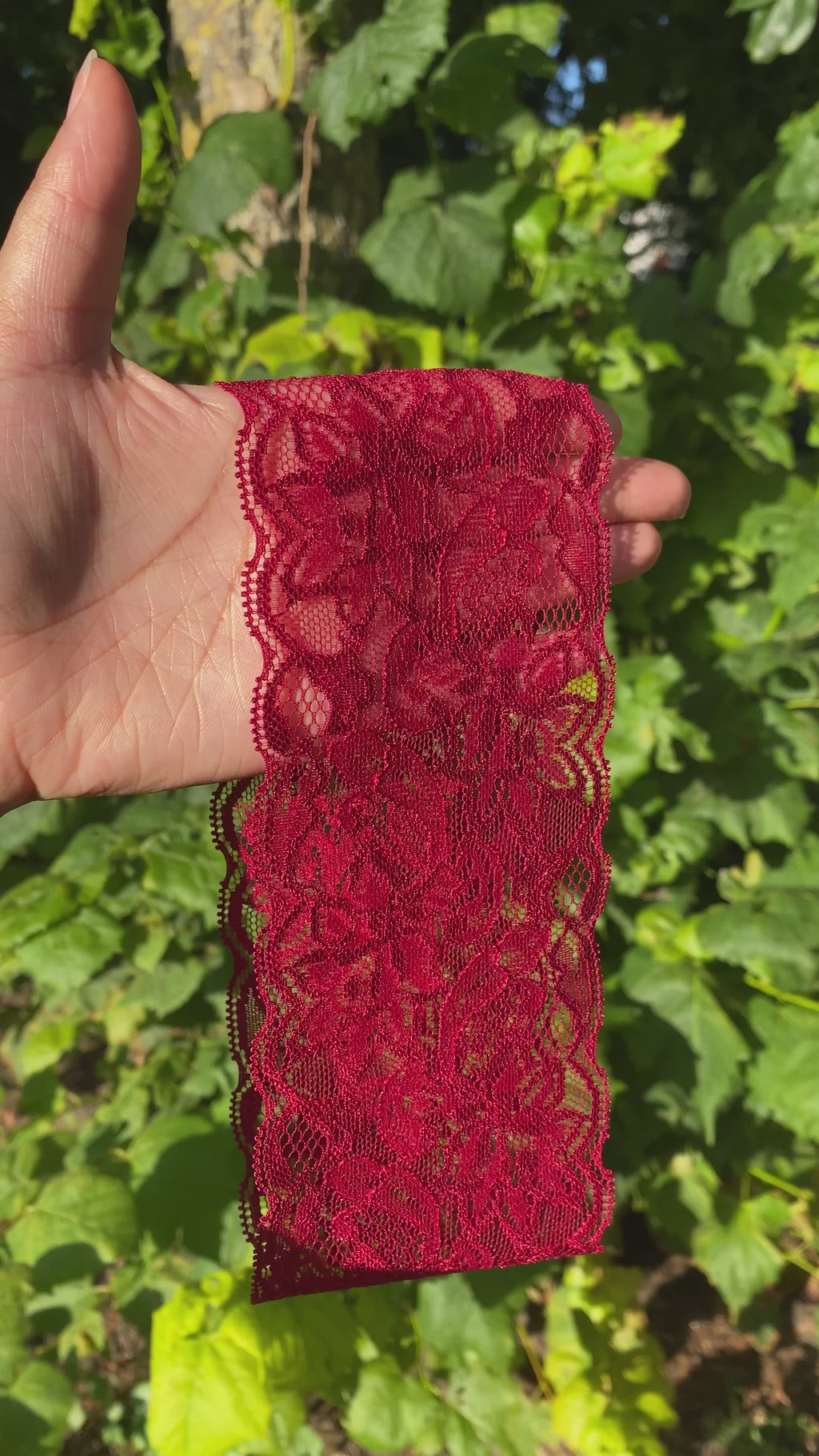 Bandeau Bordeaux - Cerise